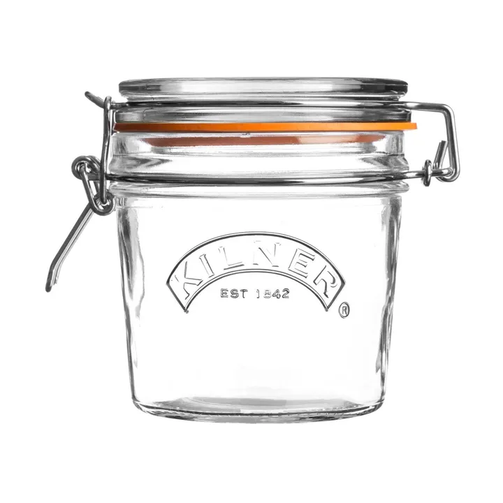 Tarro redondo con cierre hermético Kilner - Transparente, 350 ml - Kilner