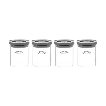 Tarros de especias Kilner FRESH - Transparente-gris, 4-pack, 160 ml - Kilner