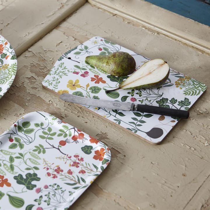 Bandeja Leksand, blanco, 20x27 cm Klippan Yllefabrik