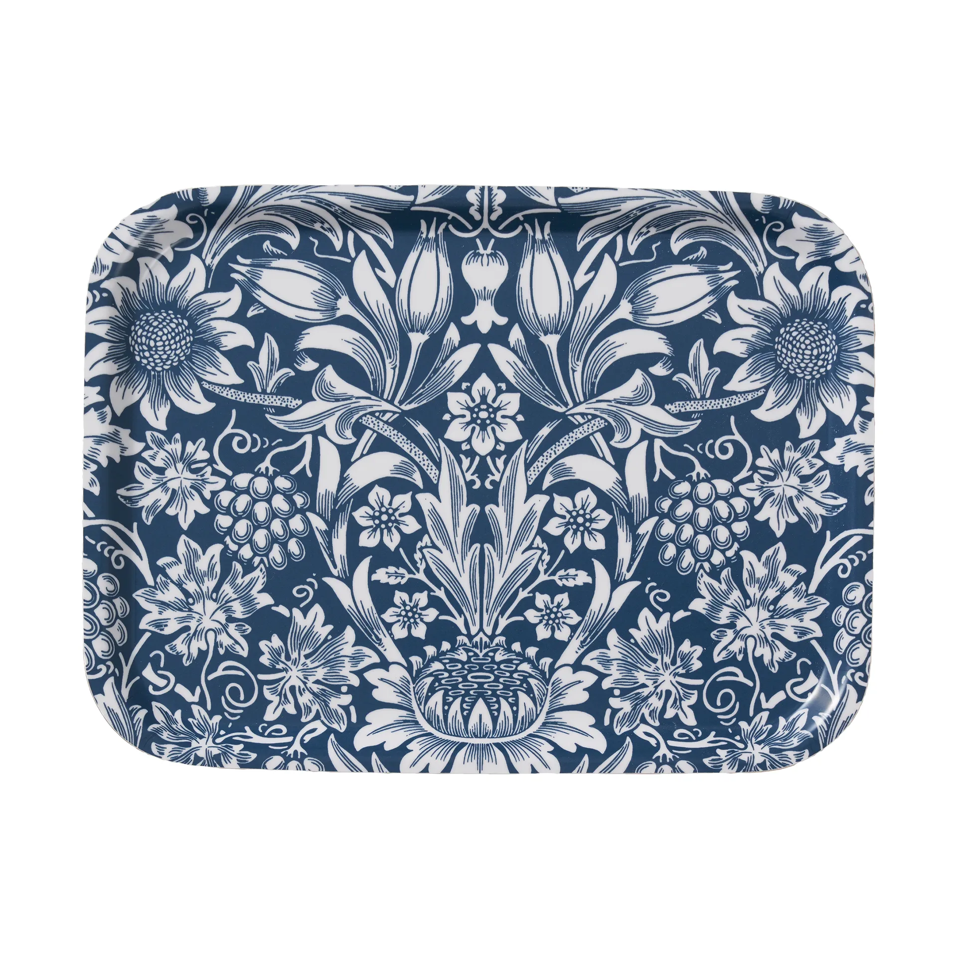 Bandeja Sunflower 20x27 cm, Dark denim Klippan Yllefabrik