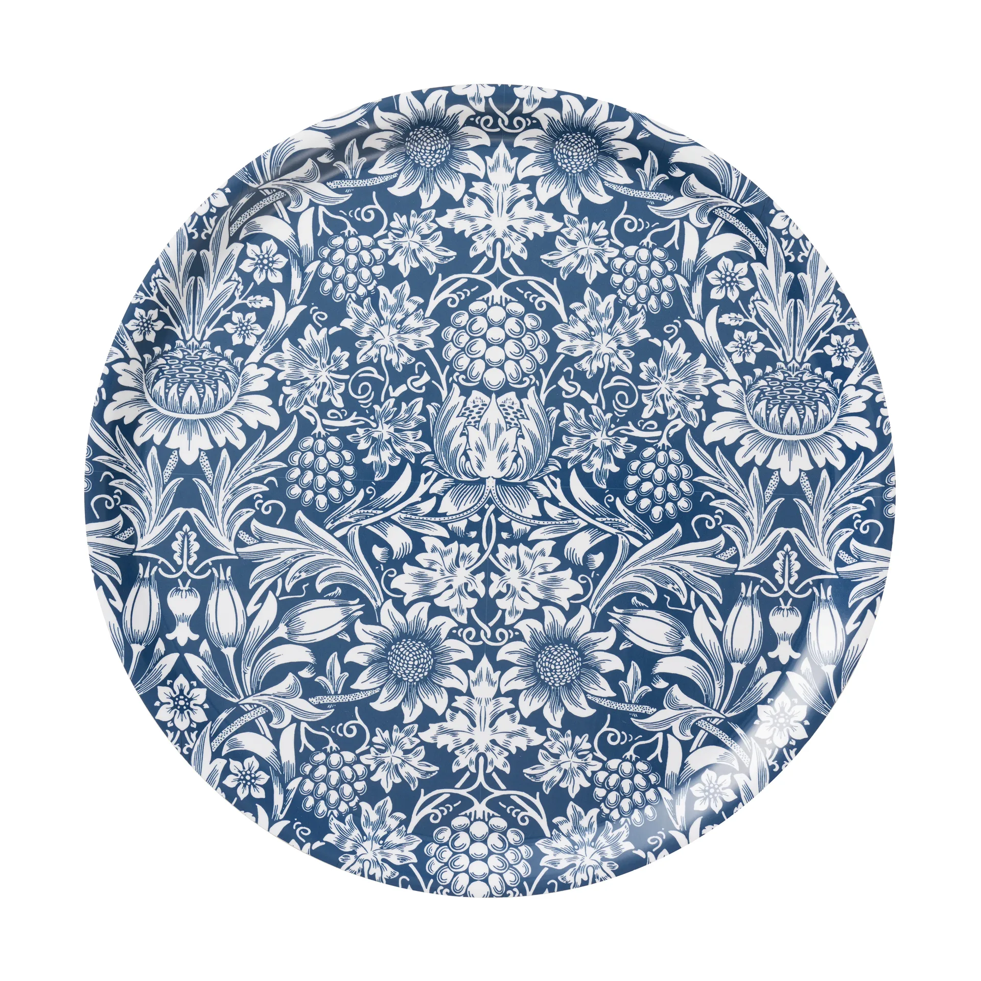 Bandeja Sunflower Ø38 cm, Dark denim Klippan Yllefabrik