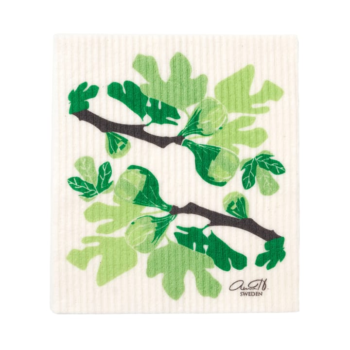 Bayeta Figs - verde-blanco - Klippan Yllefabrik
