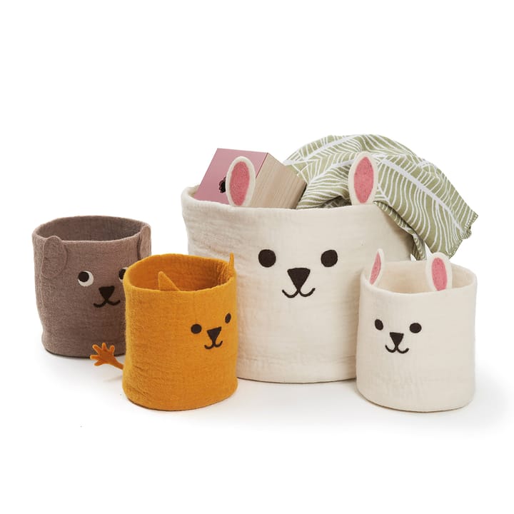 Cesta Rabbit Ø20 cm, blanco Klippan Yllefabrik
