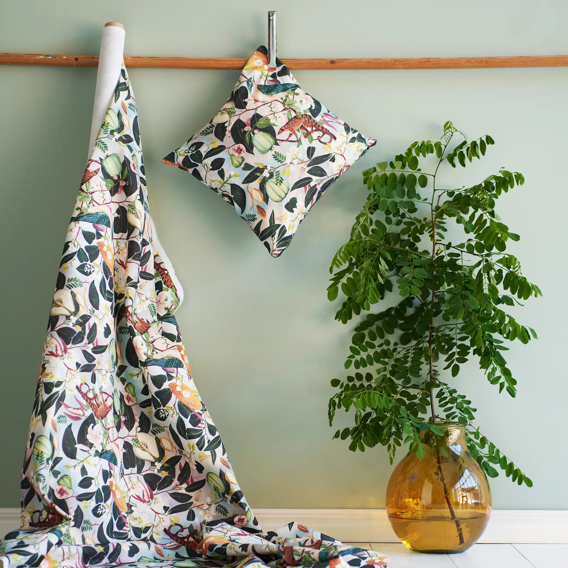 Funda de cojín Fruits 45x45 cm, Multi Klippan Yllefabrik