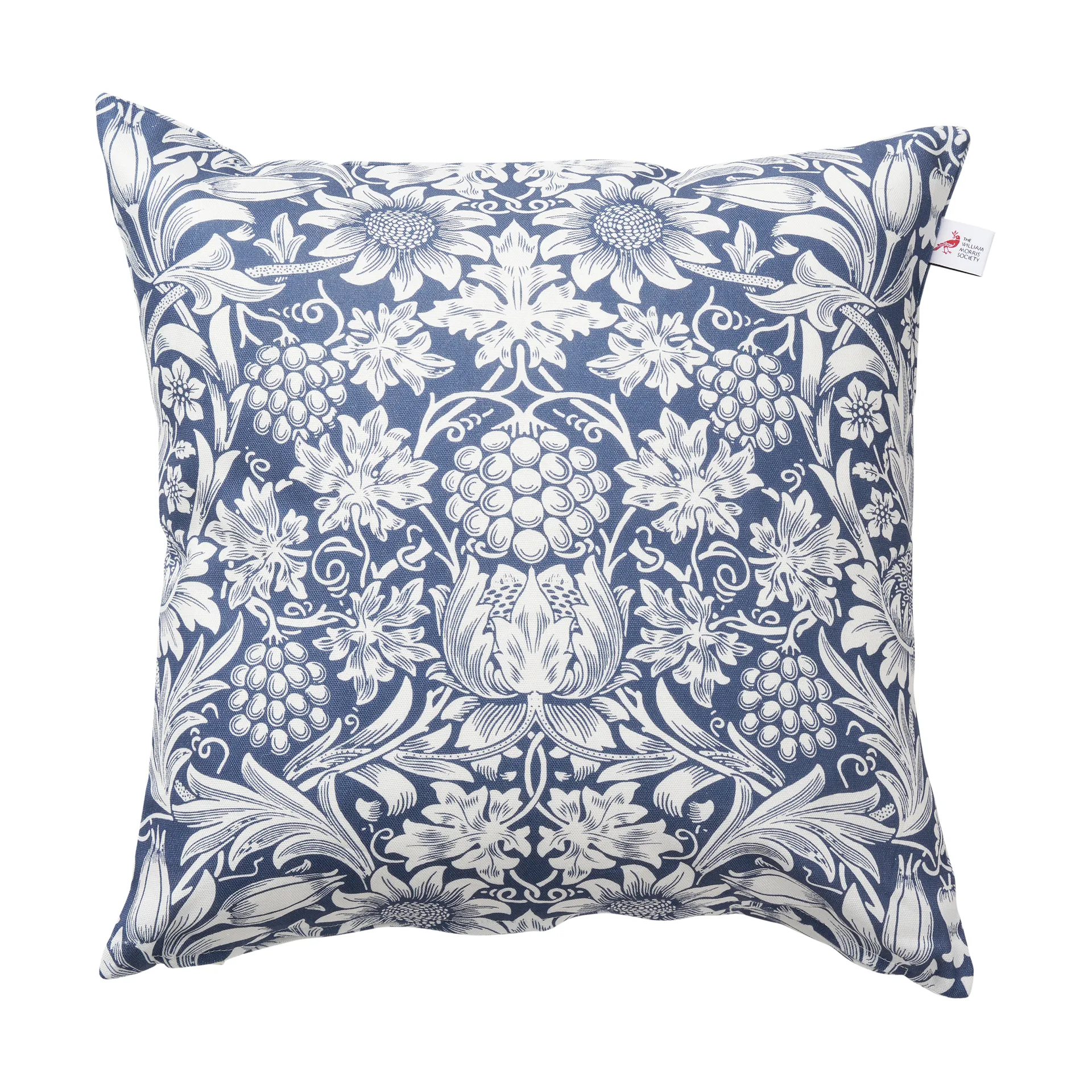 Funda de cojín Sunflower 45x45 cm, Dark denim Klippan Yllefabrik