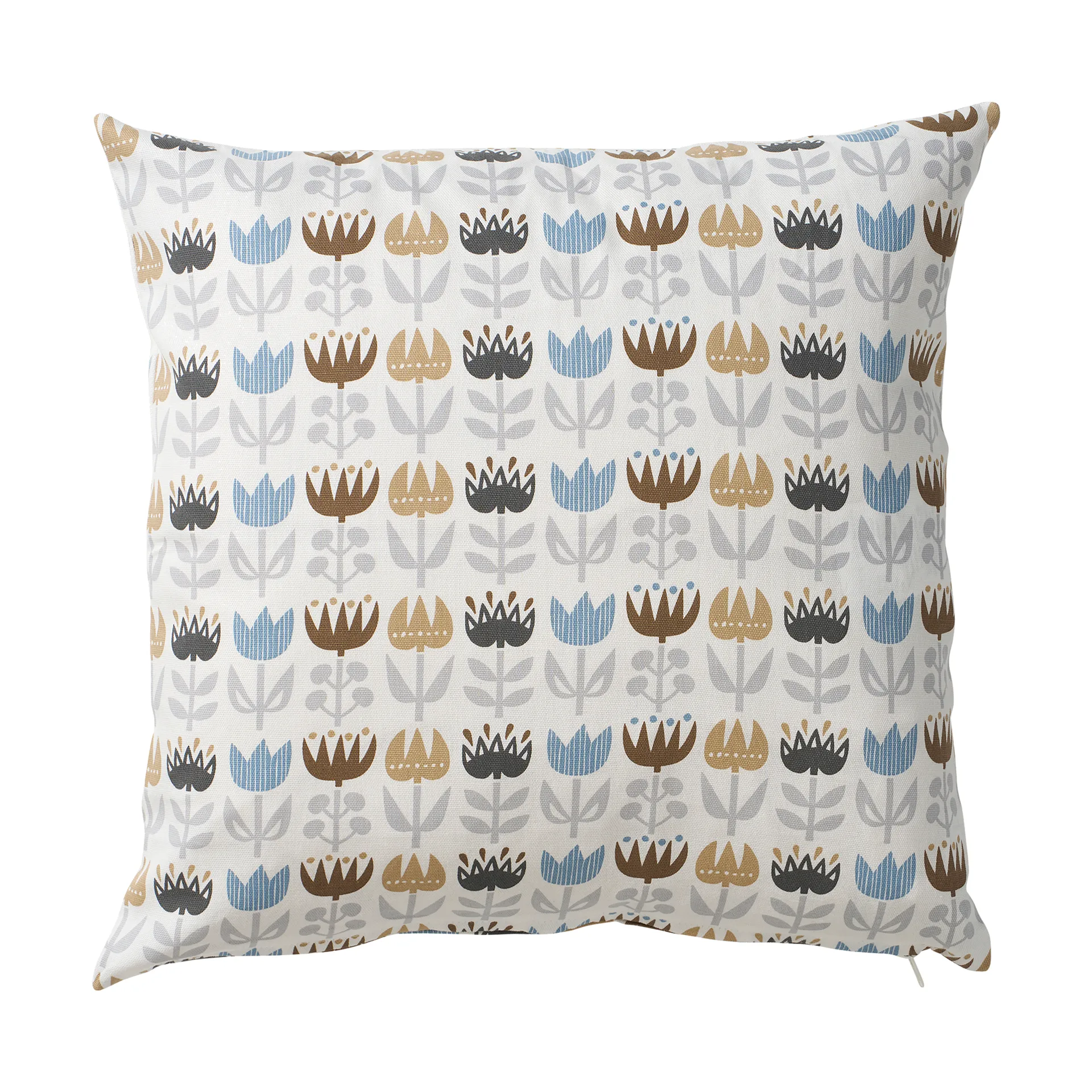 Funda de cojín Tulip 45x45 cm, Gris Klippan Yllefabrik