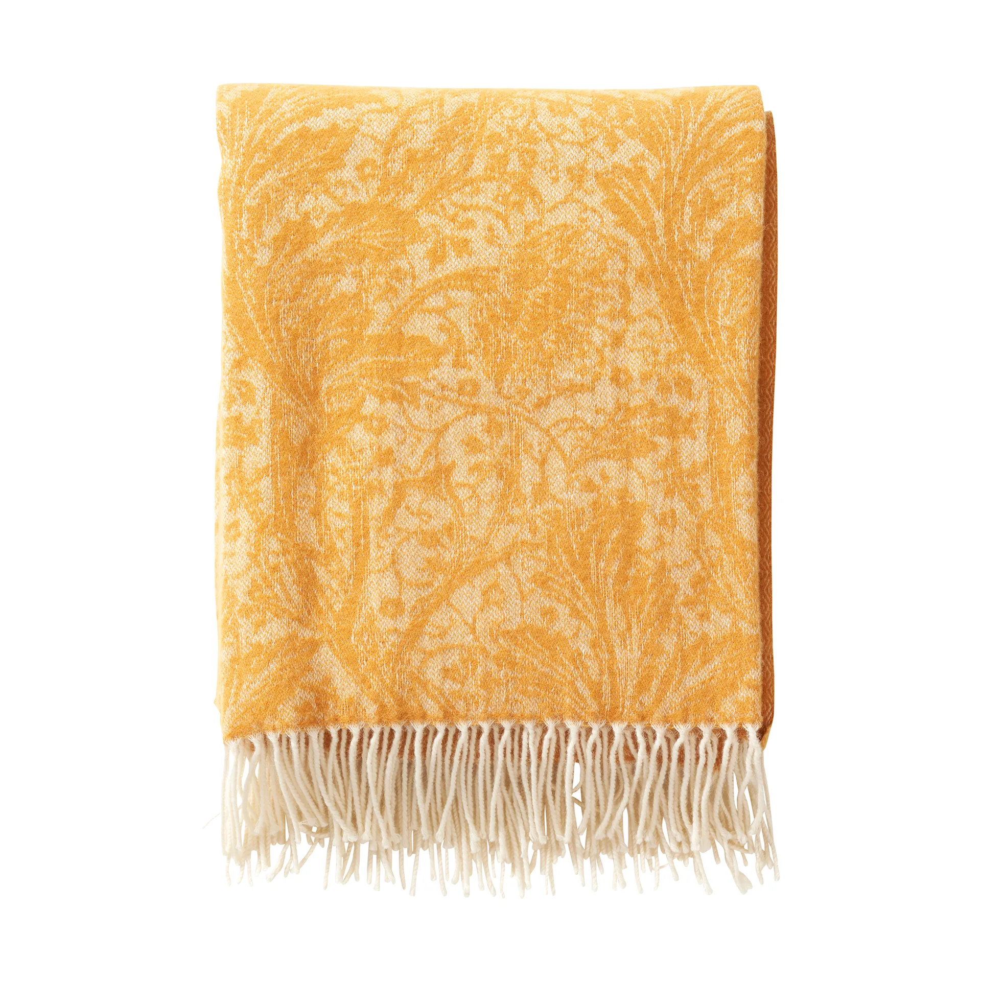 Manta Arcadia 130x180 cm, Mostaza Klippan Yllefabrik