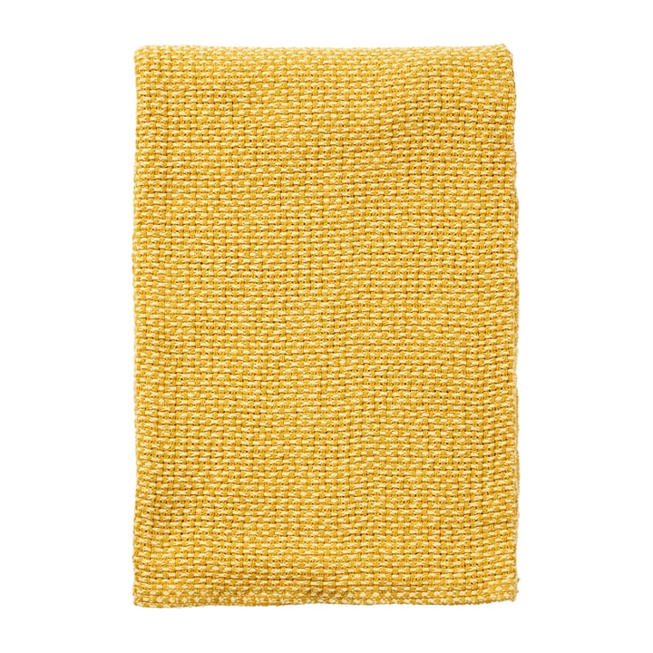 Manta de algodón Basket 130x180 cm - amarillo - Klippan Yllefabrik