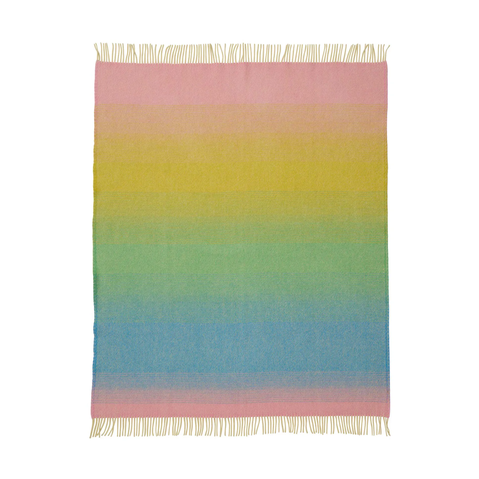 Manta de lana Aurora 130x200 cm, Pastel dream Klippan Yllefabrik