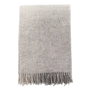 Manta de lana Burst - gris - Klippan Yllefabrik