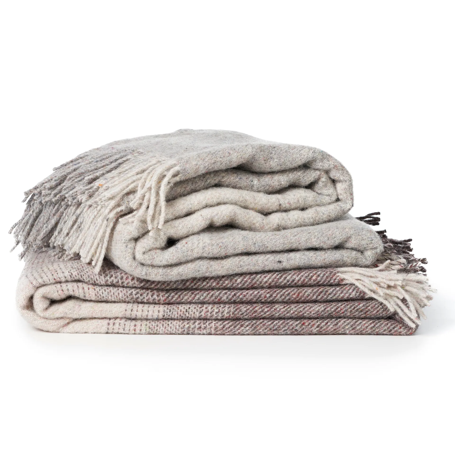 Manta de lana Burst, gris Klippan Yllefabrik