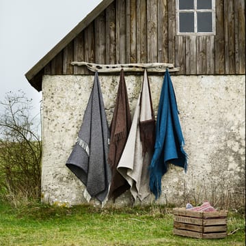 Manta de lana Earth - marrón - Klippan Yllefabrik