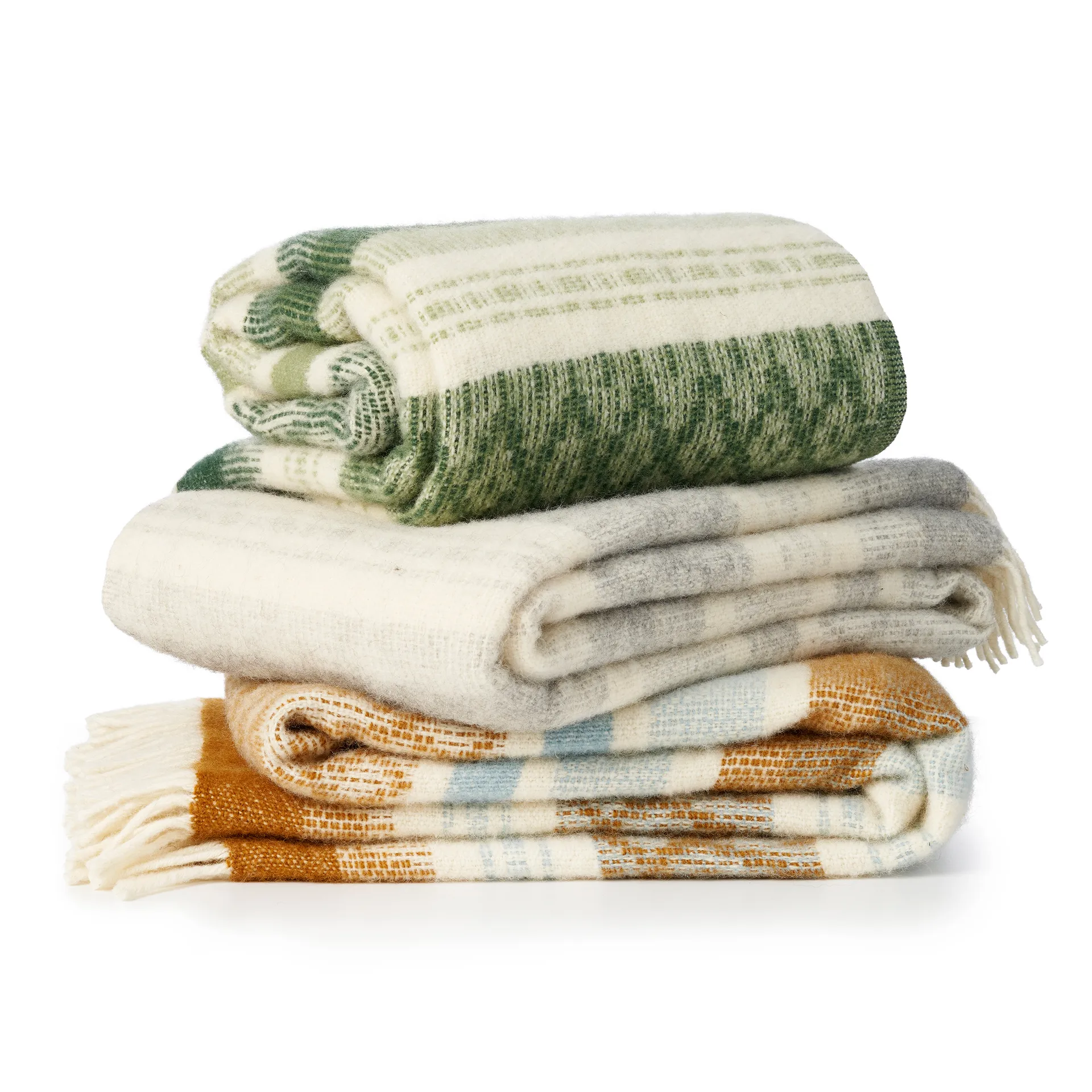 Manta de lana Freja, Wood Klippan Yllefabrik