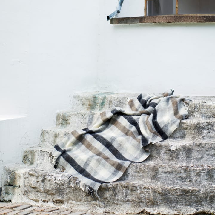 Manta de lana Gotland 130x200 cm, Multi grey Klippan Yllefabrik