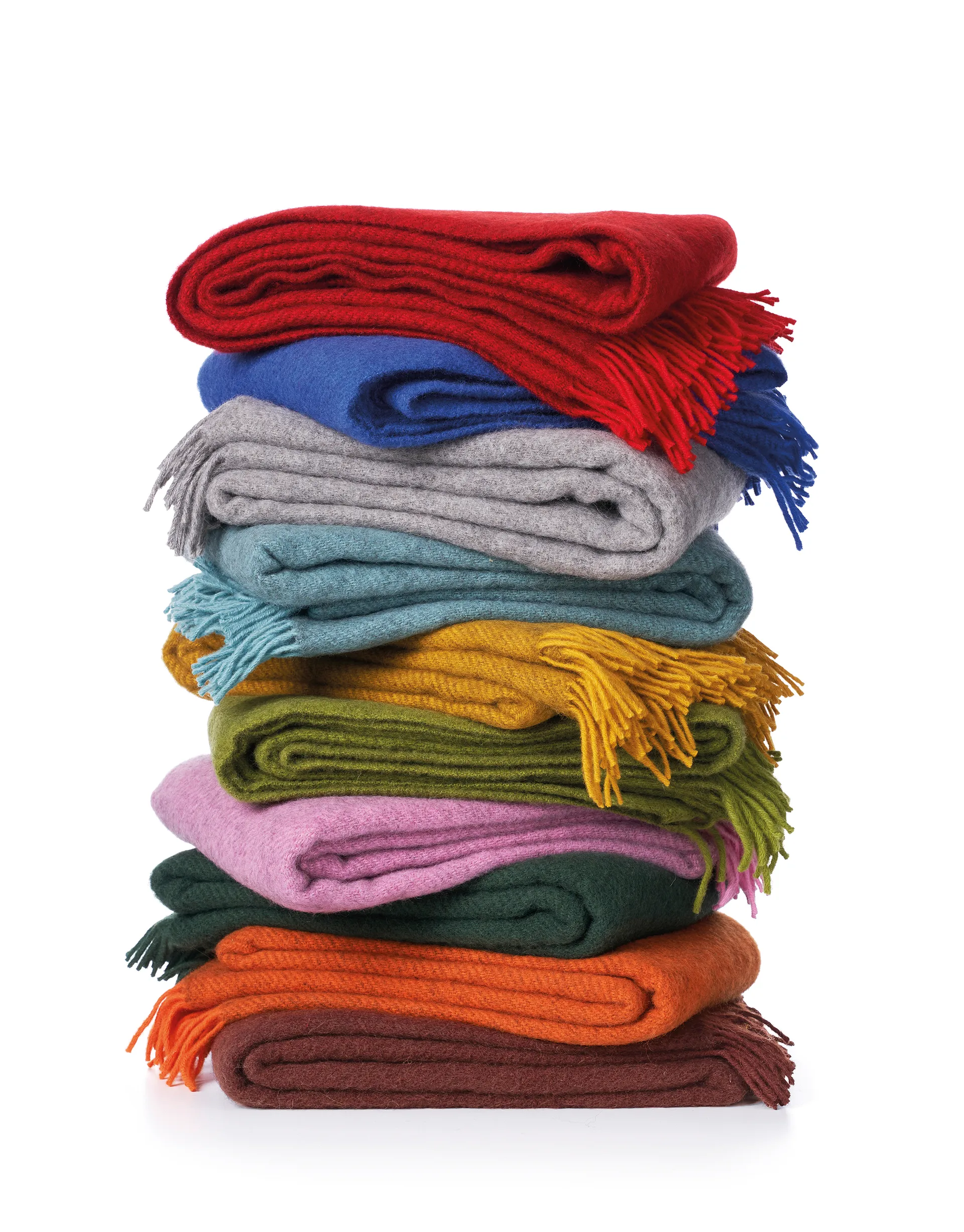 Manta de lana Gotland 130x200 cm, turquesa Klippan Yllefabrik