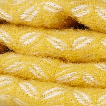 Manta de lana Leaf - amarillo - Klippan Yllefabrik