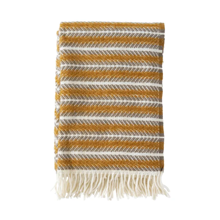 Manta de lana Oscar 130x200 cm - Multi amber - Klippan Yllefabrik