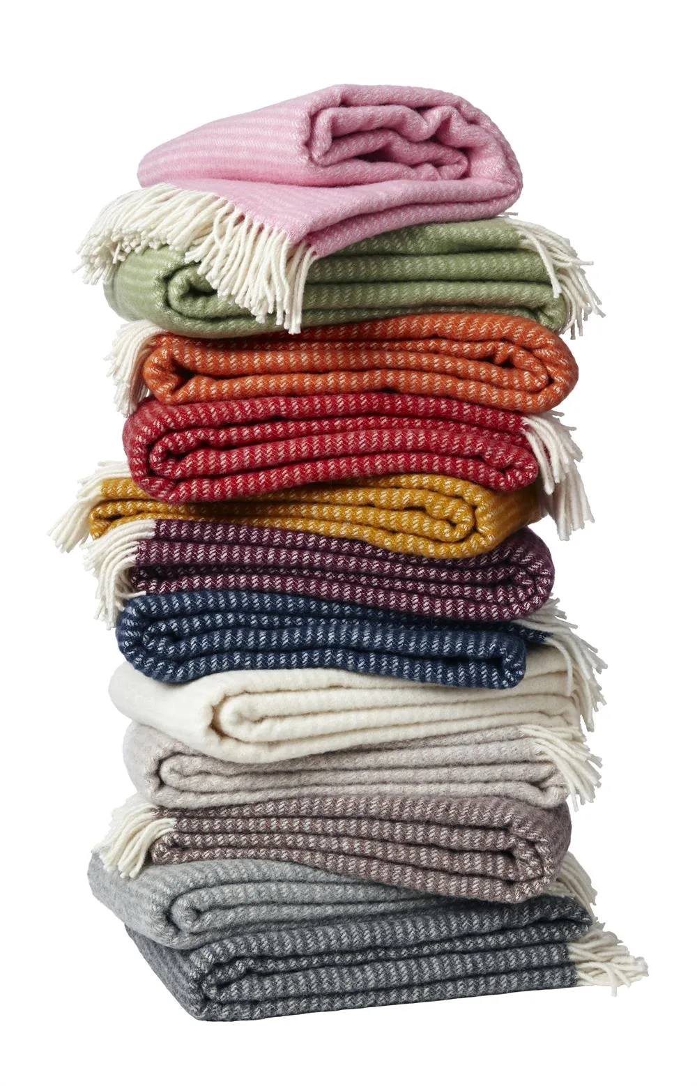 Manta de lana Ralph, rojo Klippan Yllefabrik