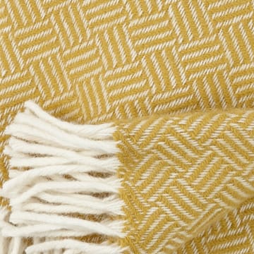 Manta de lana Samba - amarillo - Klippan Yllefabrik