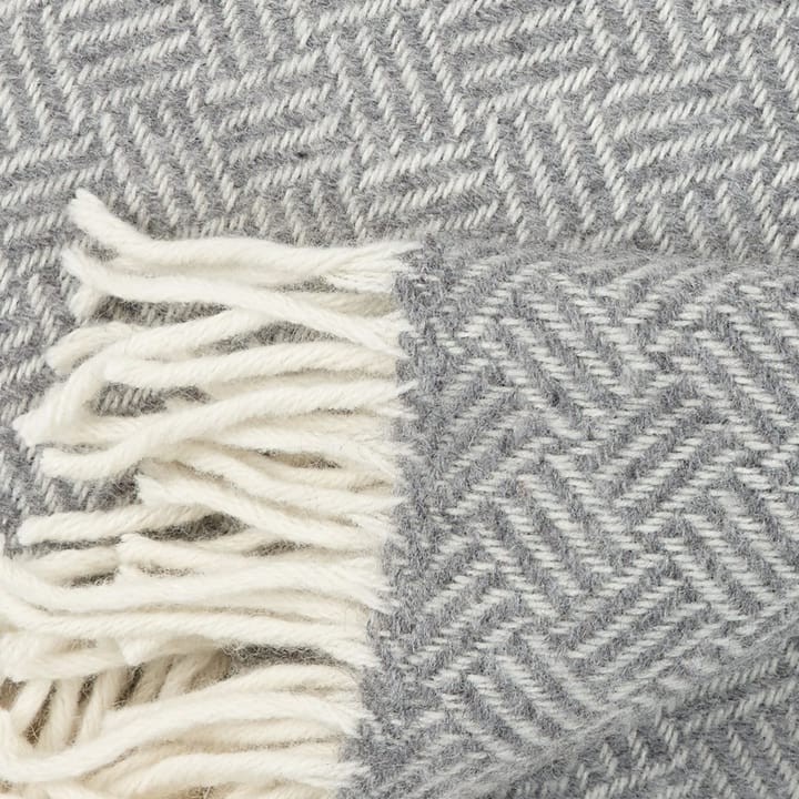 Manta de lana Samba, gris Klippan Yllefabrik