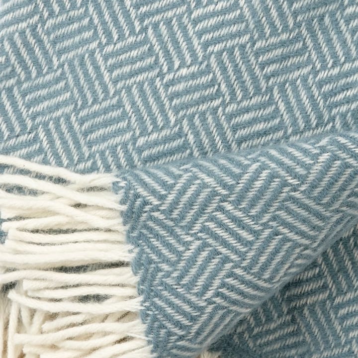 Manta de lana Samba, lead grey (gris) Klippan Yllefabrik