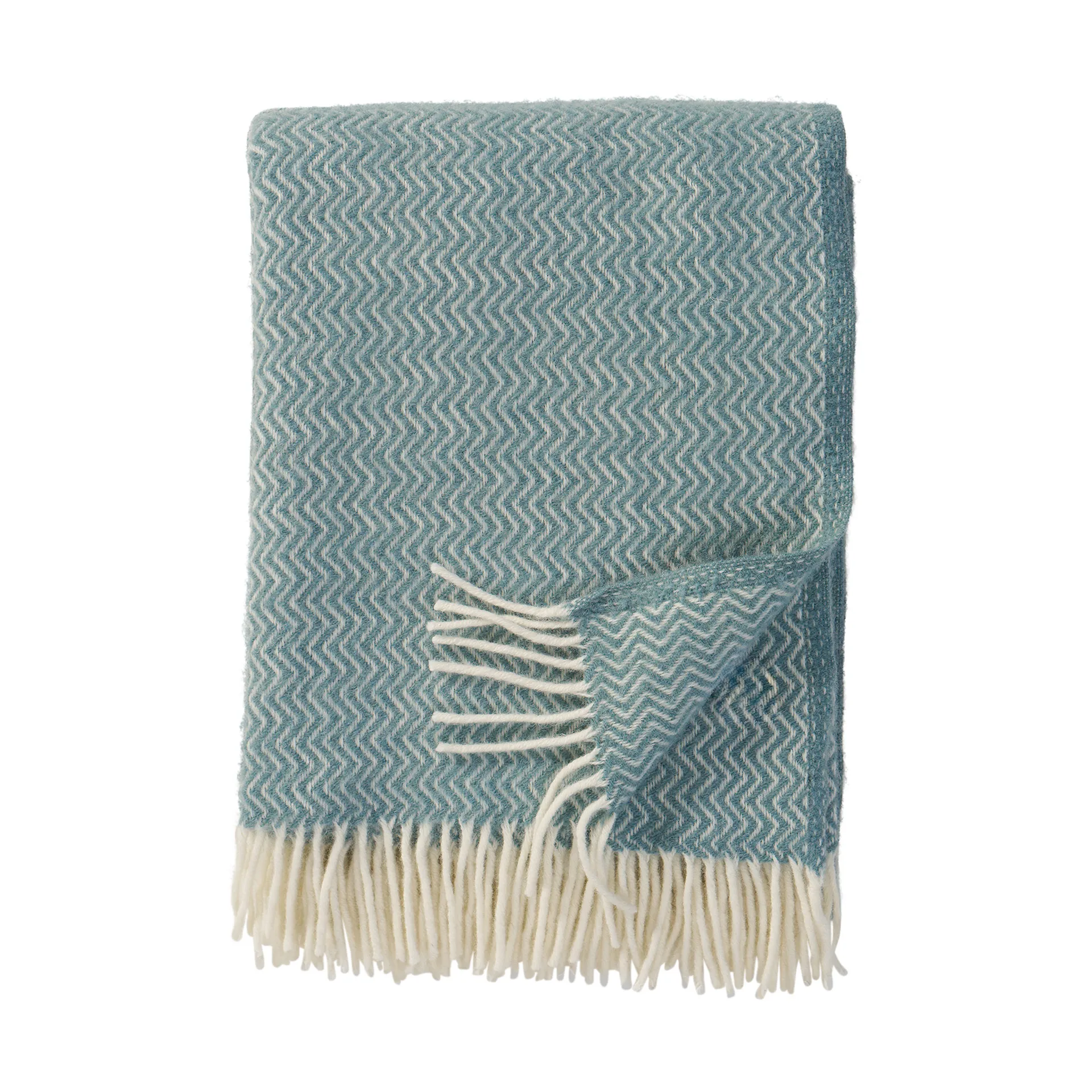 Manta de lana Sorbet 130x200 cm, Silky blue Klippan Yllefabrik