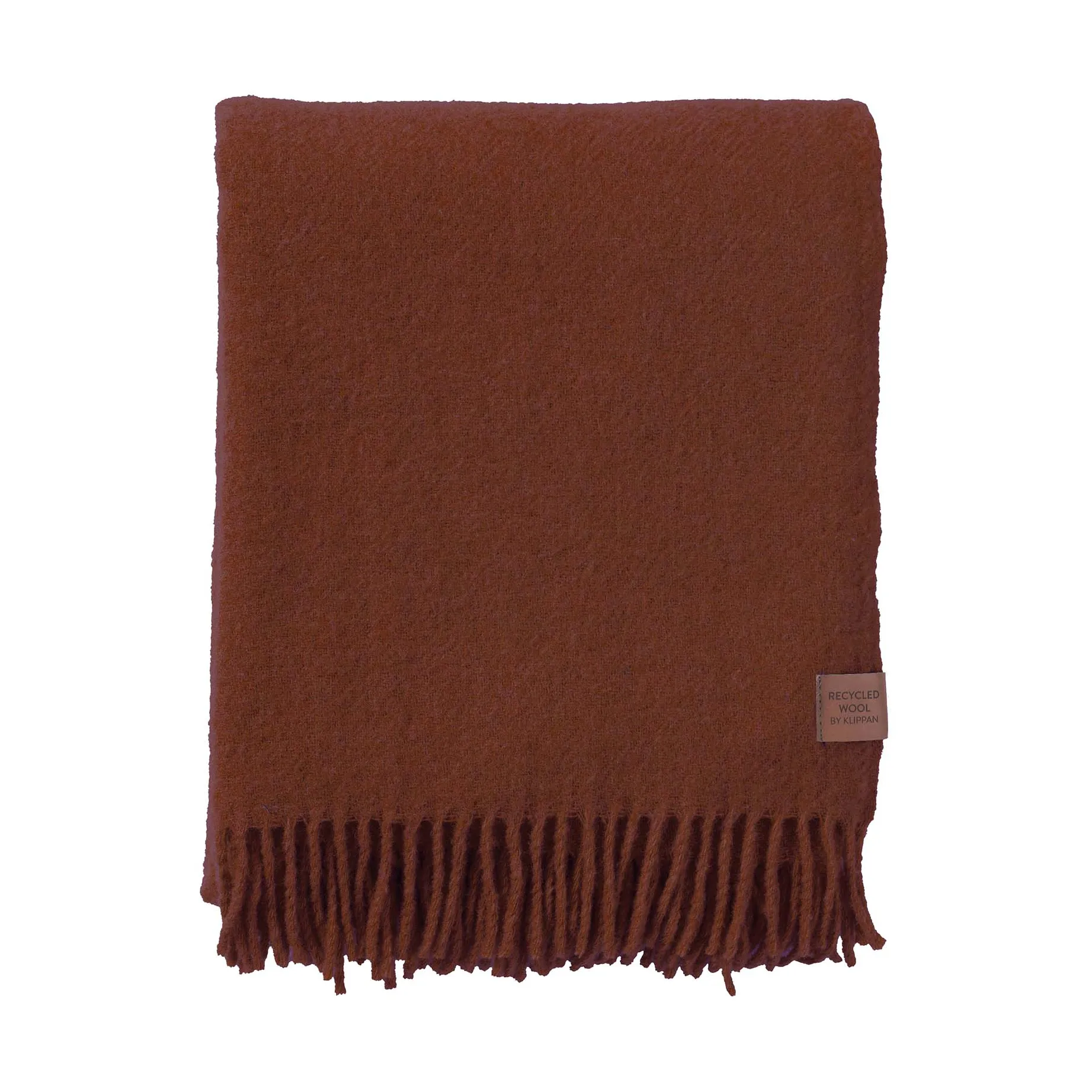 Manta de lana True 130x200 cm, Rust Klippan Yllefabrik