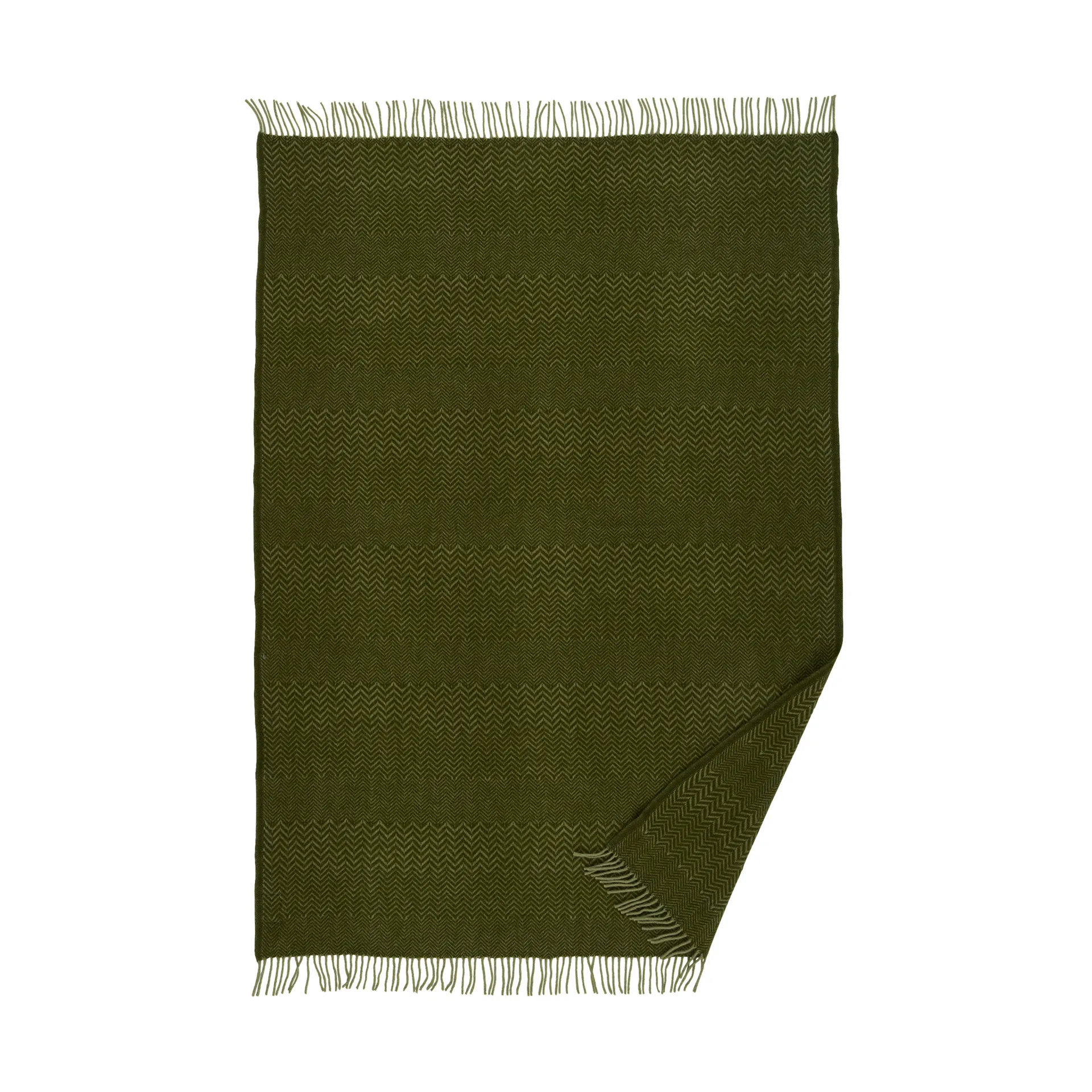 Manta de lana Zigzag 130x200 cm, Basil Klippan Yllefabrik