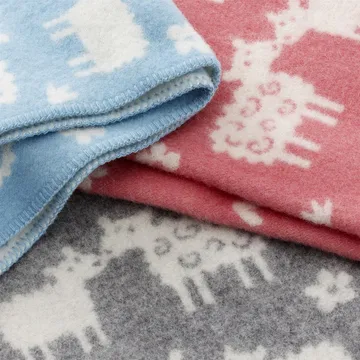 Manta infantil Bää lana - gris - Klippan Yllefabrik