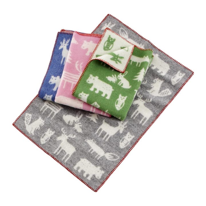 Manta infantil Forest, gris Klippan Yllefabrik