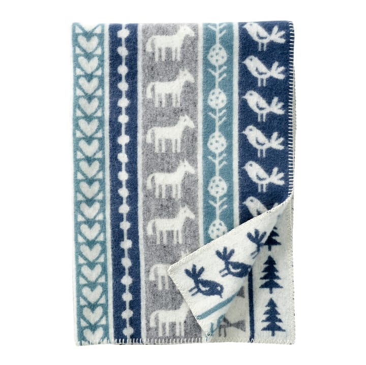 Manta infantil lana Nature - gris - Klippan Yllefabrik