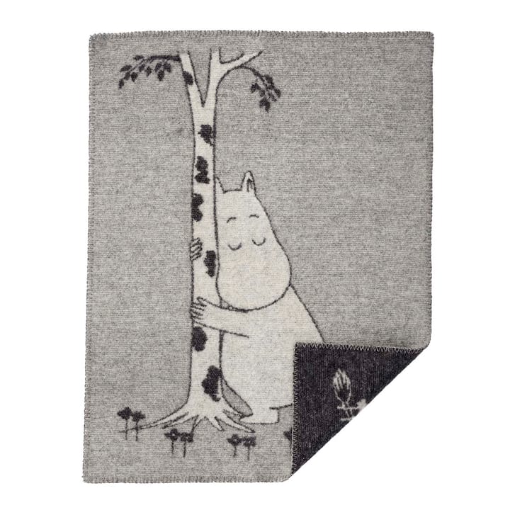 Manta infantil Moomin Tree Hug - gris - Klippan Yllefabrik