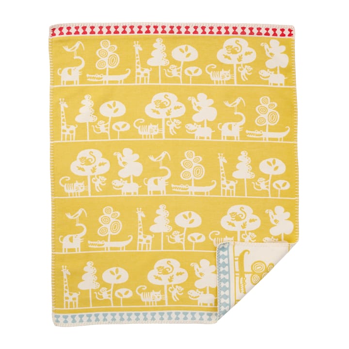 Manta infantil Serengeti - amarillo - Klippan Yllefabrik
