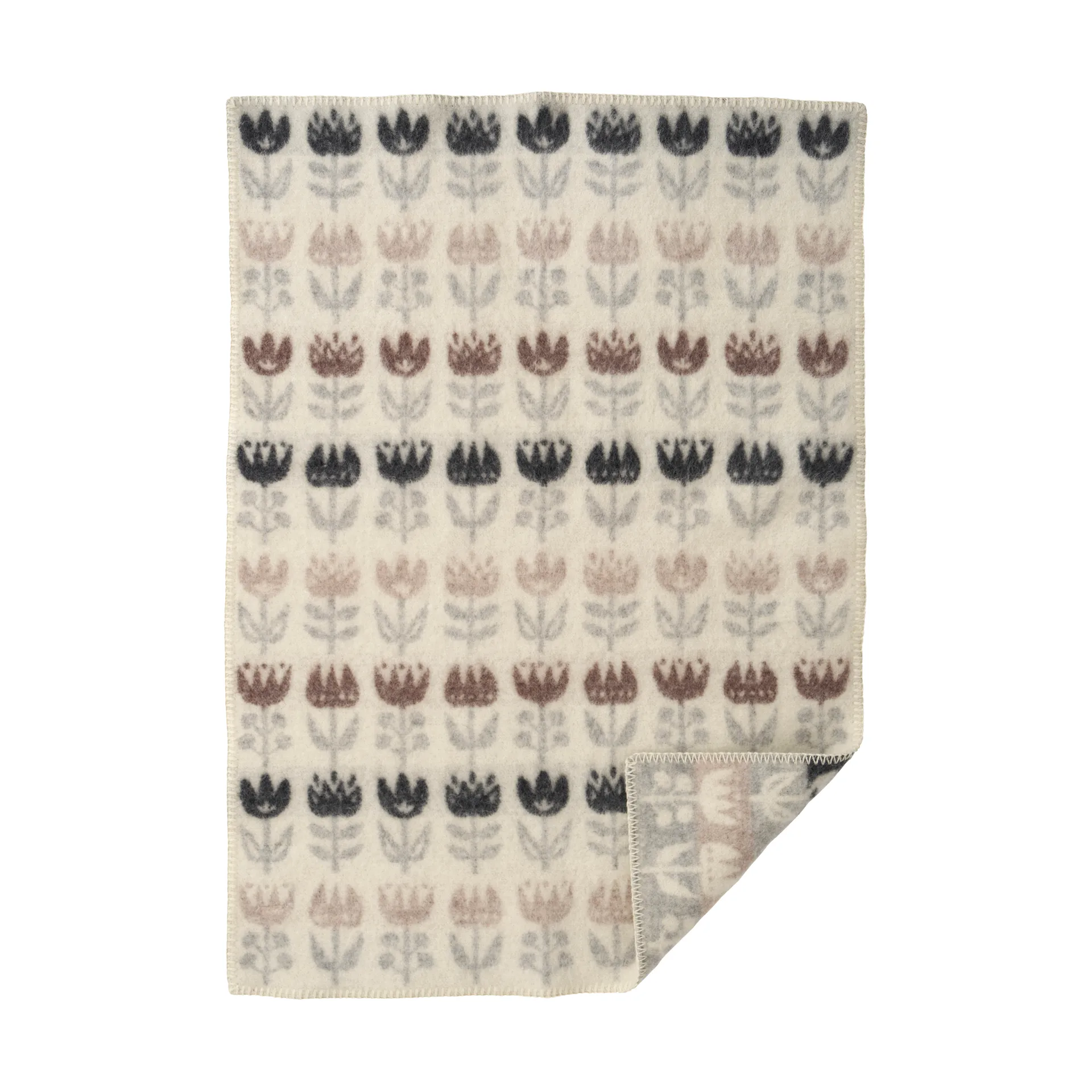 Manta infantil Tulip 65x90 cm, Gris Klippan Yllefabrik