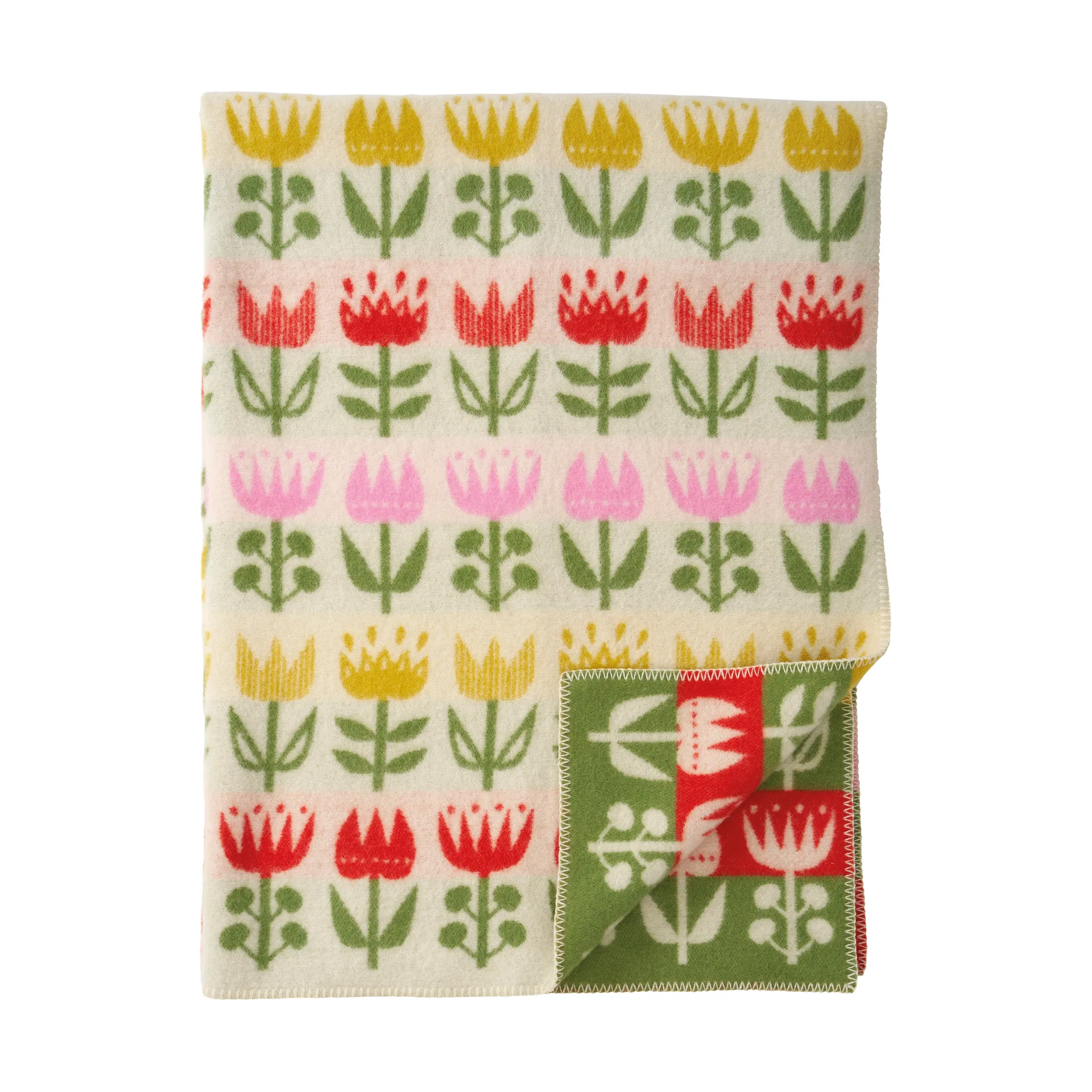 Manta Tulip 130x180 cm, Multi Klippan Yllefabrik