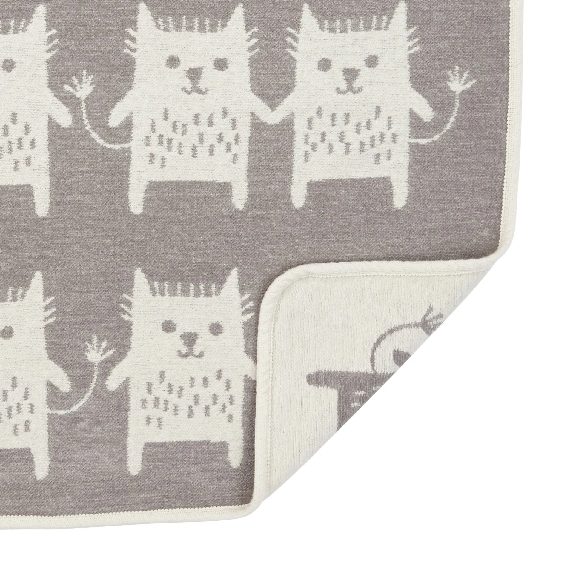 Plaid chenilla Little Me, gris Klippan Yllefabrik