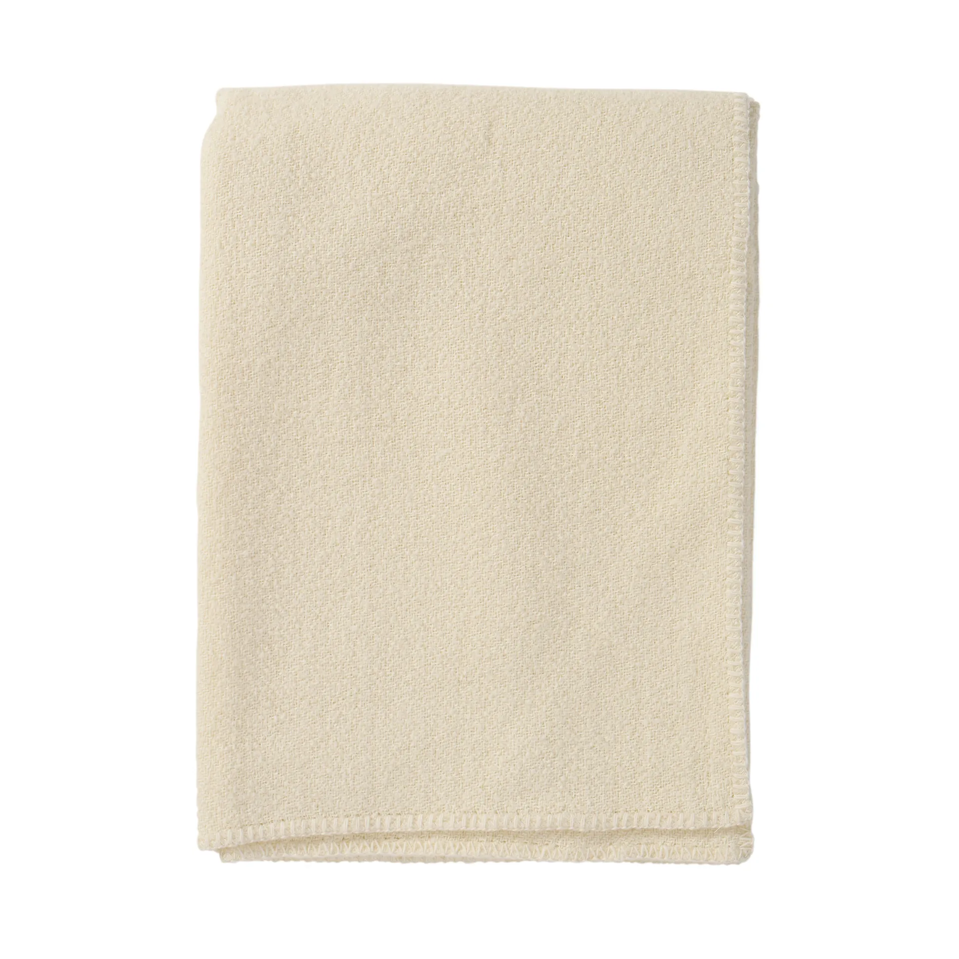 Plaid de lana Bouclé 140x200 cm, Cream Klippan Yllefabrik