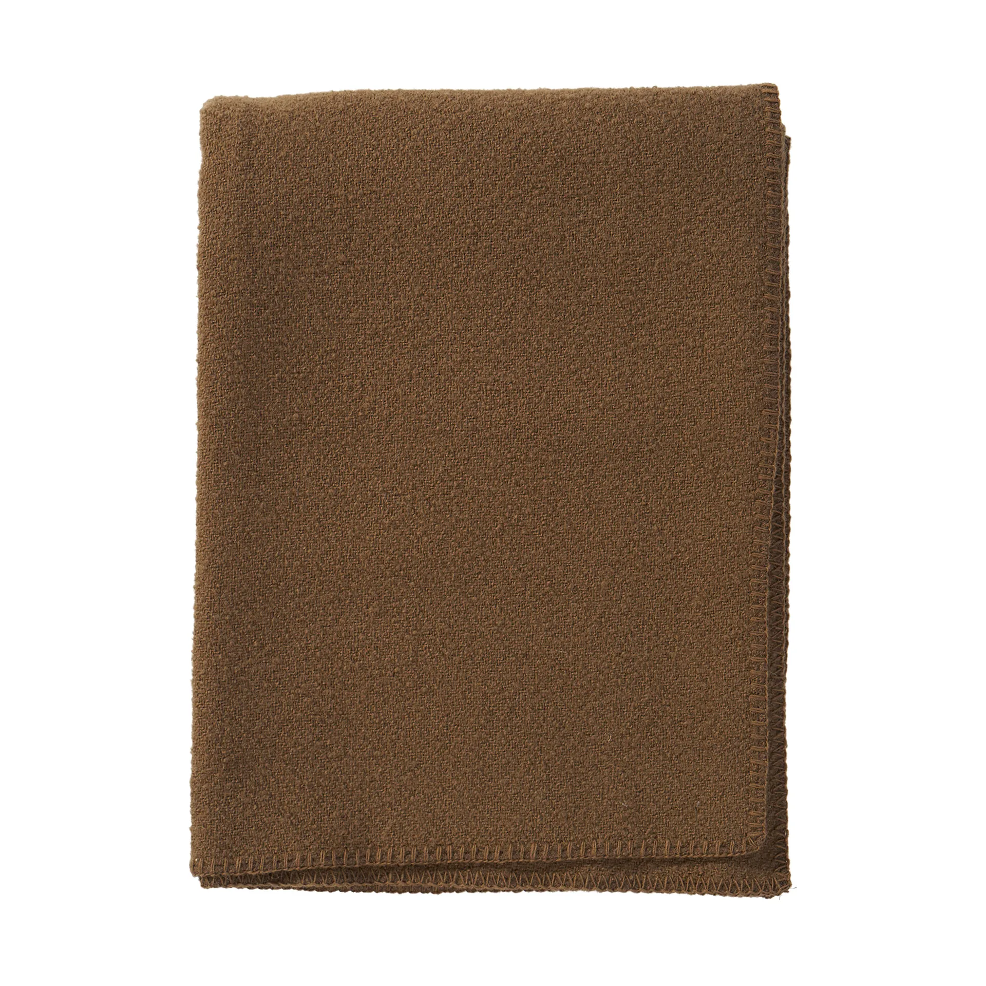 Plaid de lana Bouclé 140x200 cm, Mocha mousse Klippan Yllefabrik