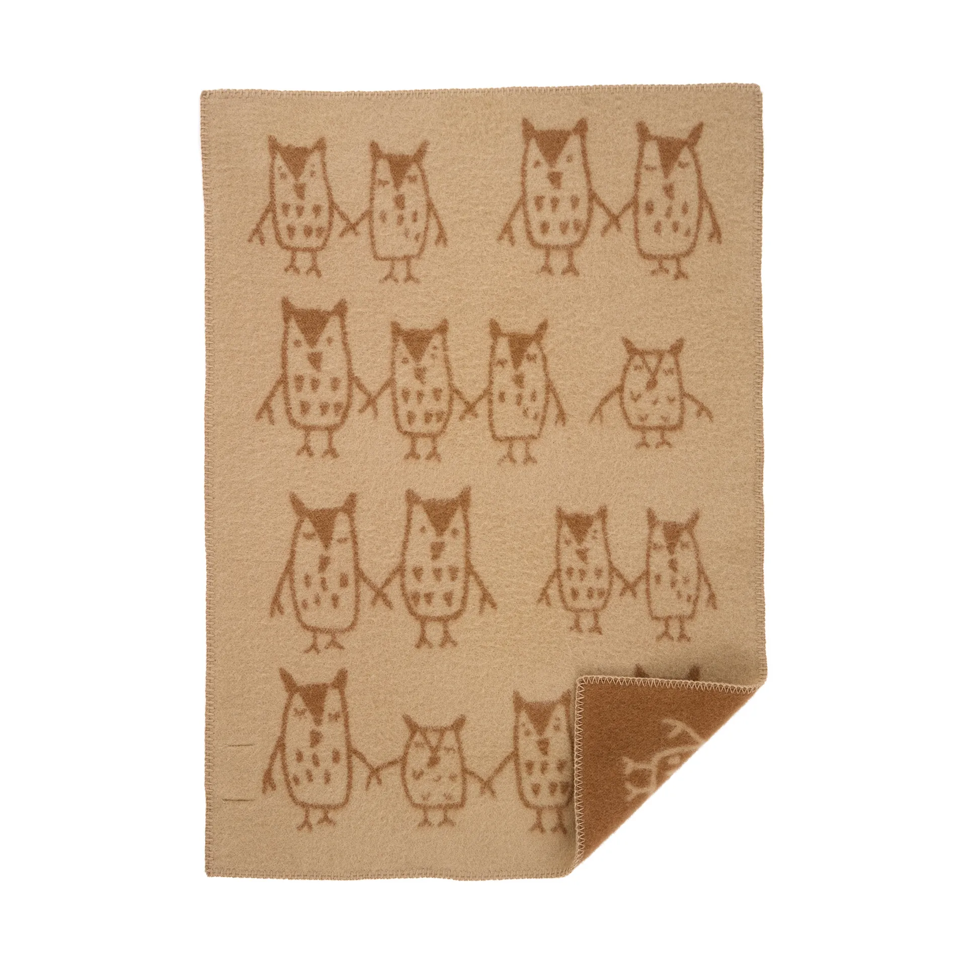 Plaid infantil Hand in hand 65x90 cm, Taupe Klippan Yllefabrik