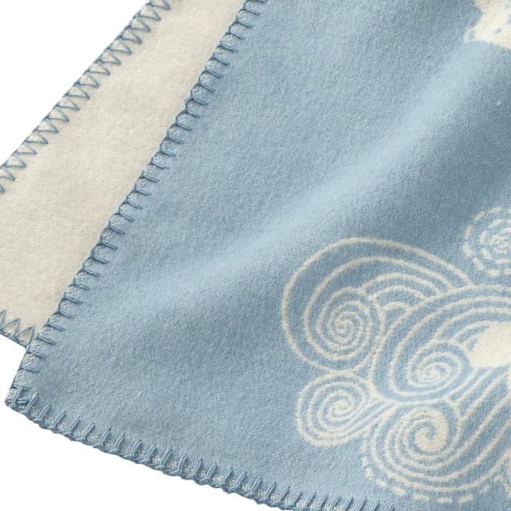 Plaid infantil Little Bear, azul Klippan Yllefabrik