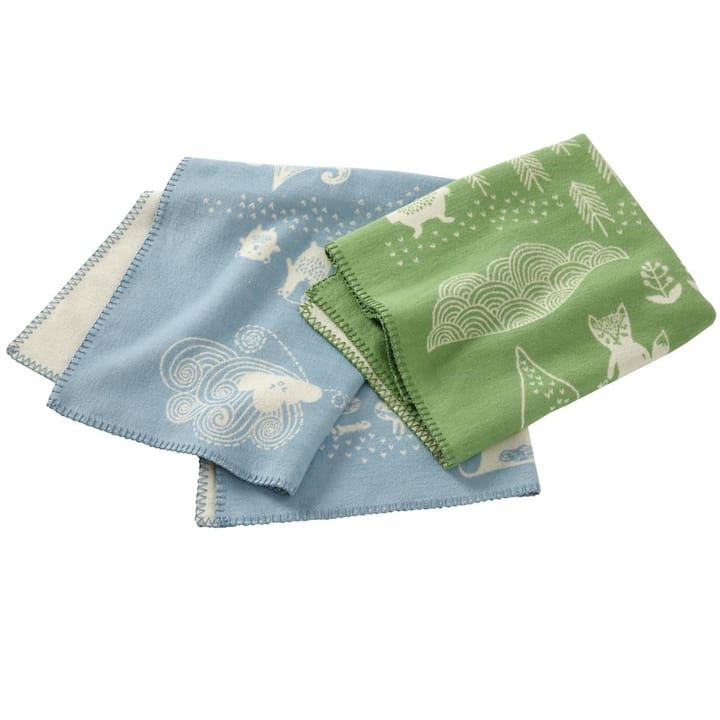 Plaid infantil Little Bear, verde Klippan Yllefabrik