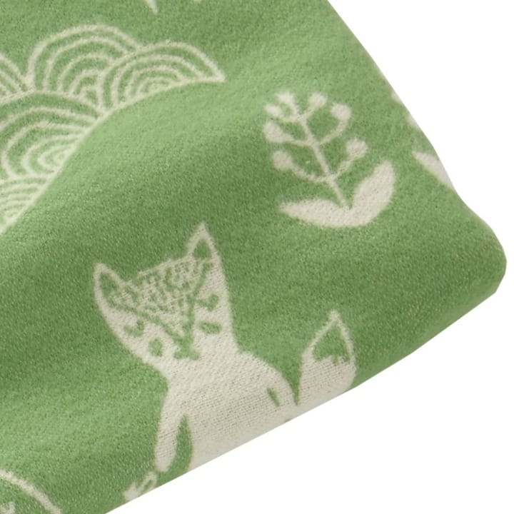 Plaid infantil Little Bear, verde Klippan Yllefabrik