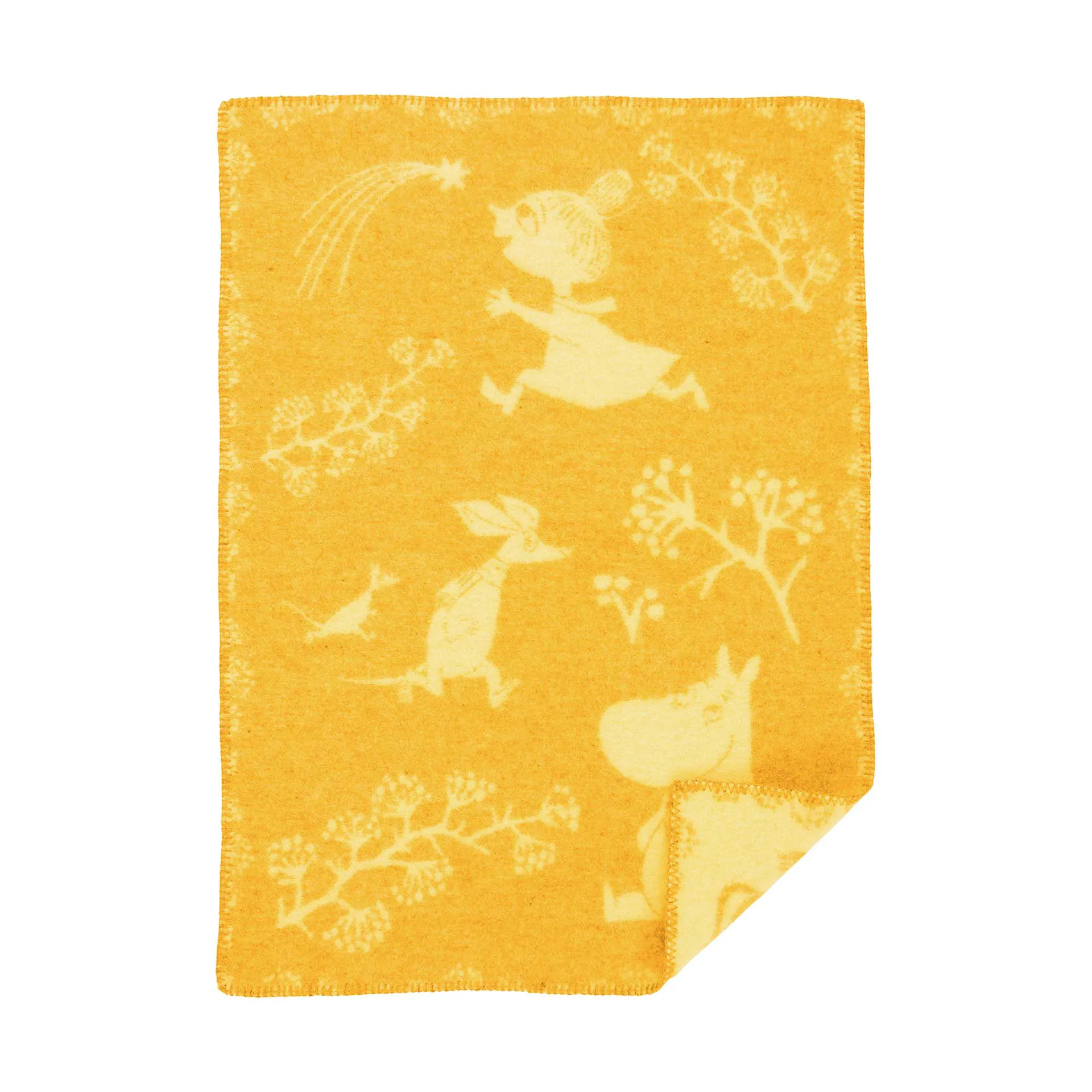Plaid infantil Moomin winterland 65x90 cm, Winter sun Klippan Yllefabrik