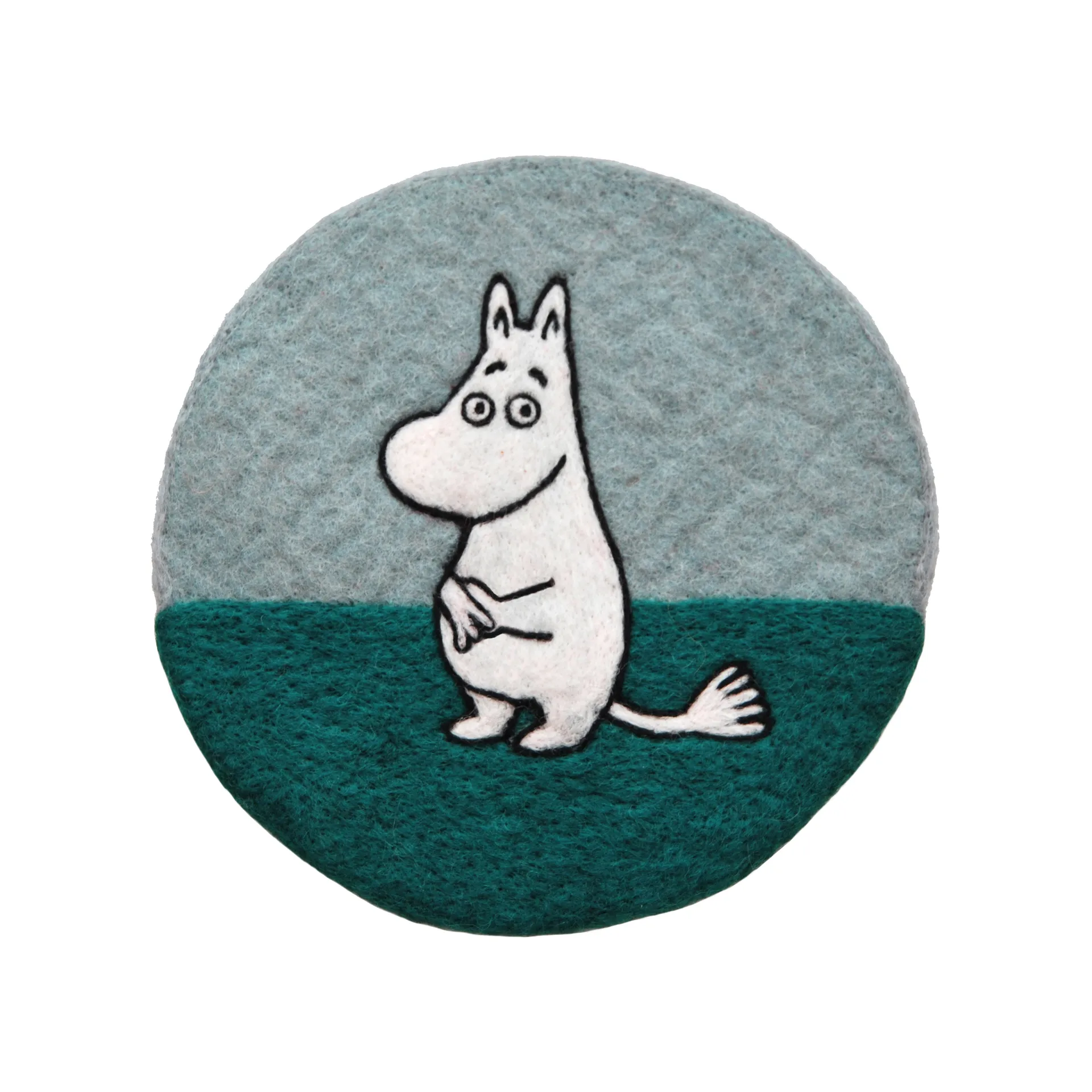 Salvamanteles Moomin Ø21 cm, azul Klippan Yllefabrik