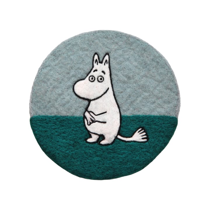 Salvamanteles Moomin Ø21 cm - azul - Klippan Yllefabrik