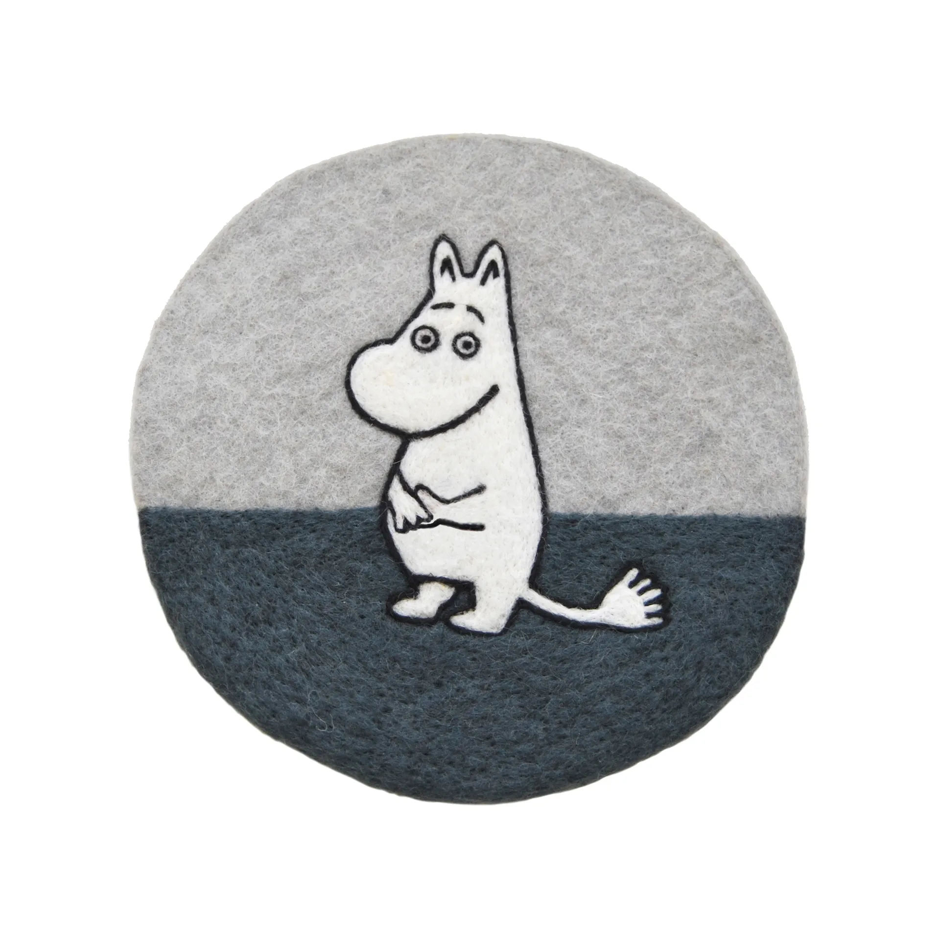 Salvamanteles Moomin Ø21 cm, gris Klippan Yllefabrik