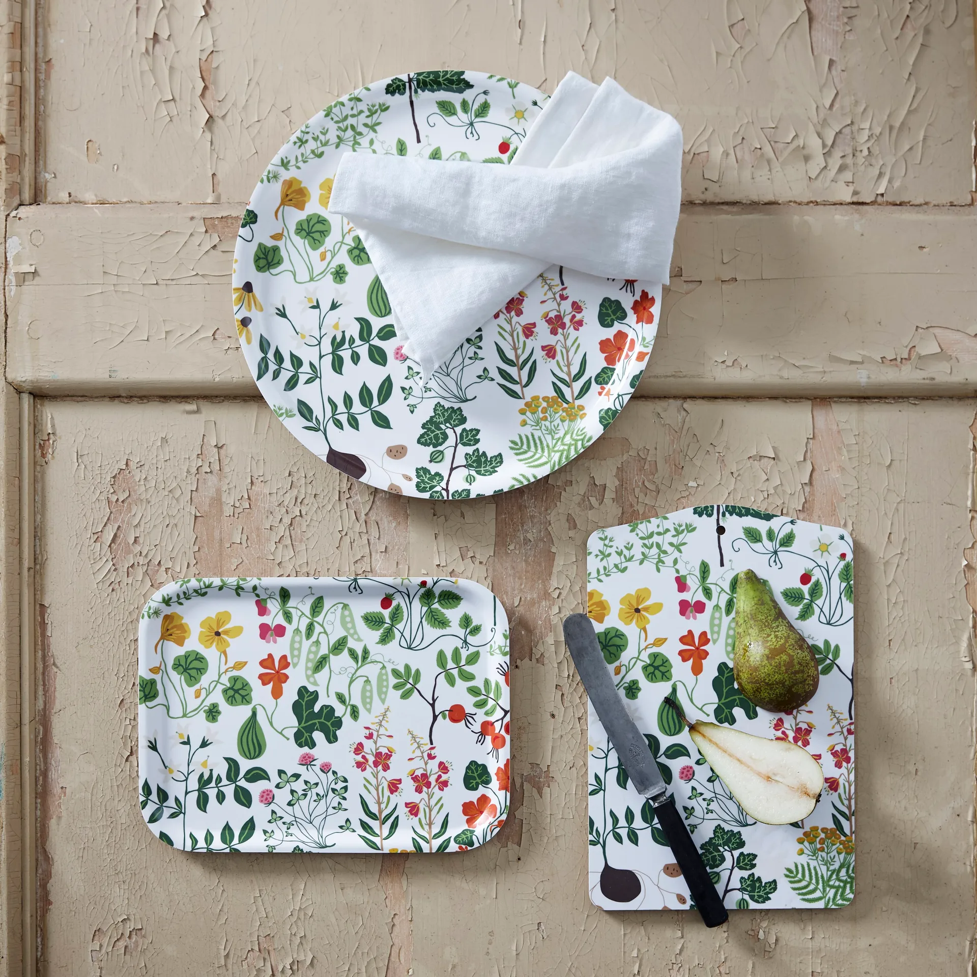 Tabla de cortar Leksand, Blanco Klippan Yllefabrik