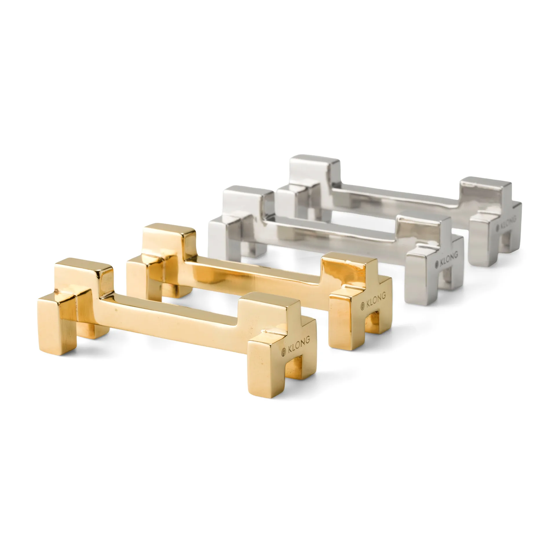 2 Soportes para cubiertos Signe, Níquel KLONG