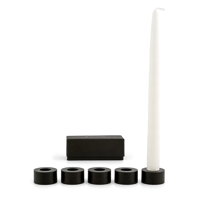 5 Insertos para candelabro Constella - negro - KLONG