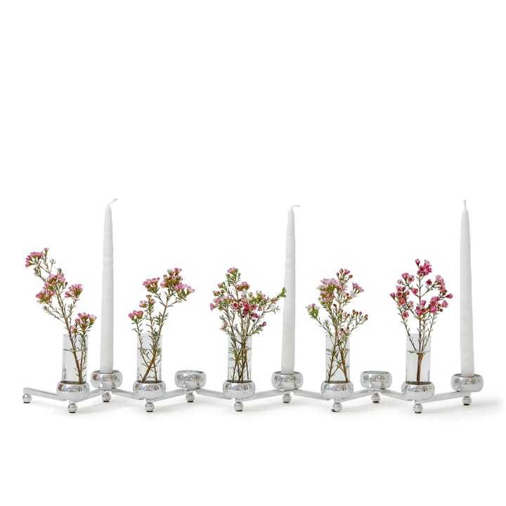 5 Insertos para candelabro Constella, negro KLONG